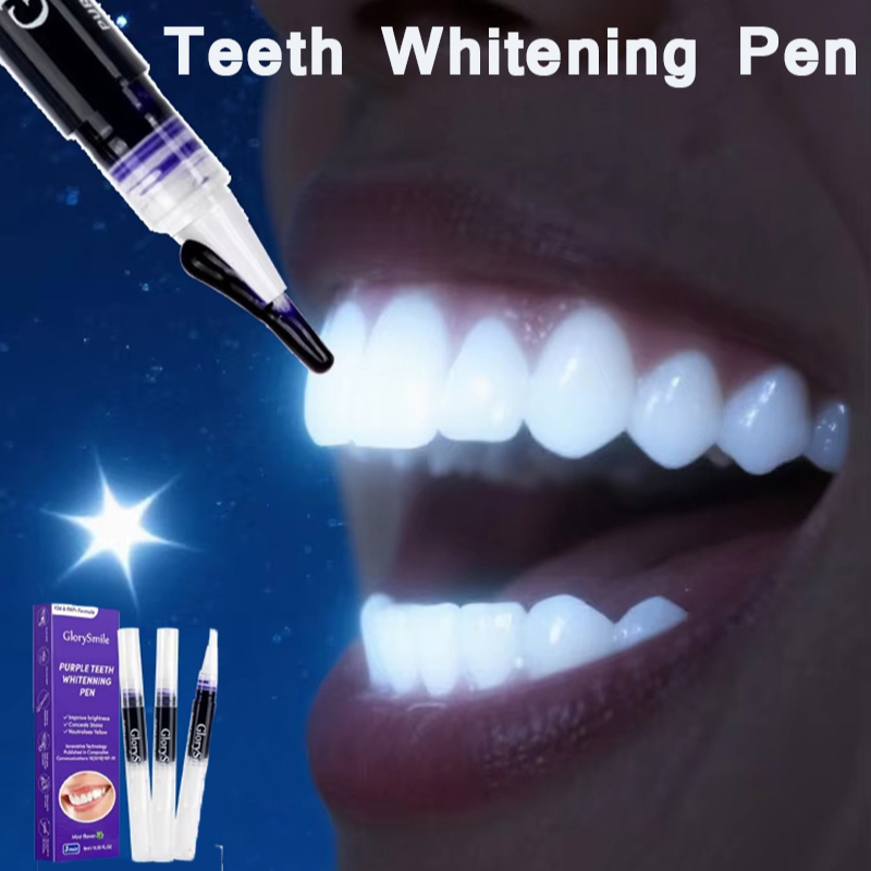 Teeth Whitening Kit At Home - Magical Purple Teeth Whitening Pen Freshing
