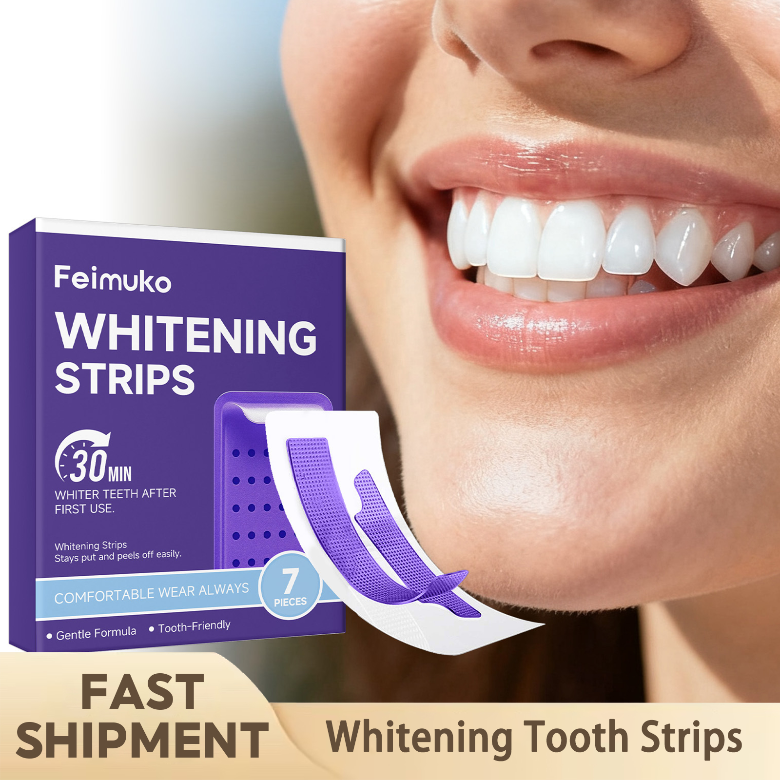 Teeth Whitening/Bleaching - 7/14/21/28pcs Teeth Brightening Strips Remove Tooth