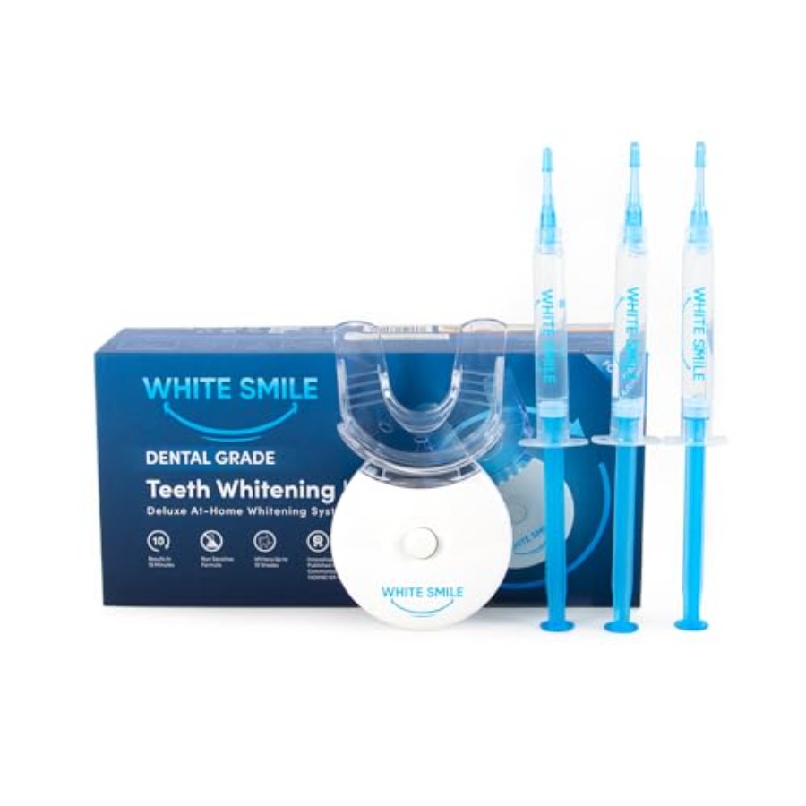 Teeth Whitening Treatment - WHITE SMILE Teeth Whitening Kit LED