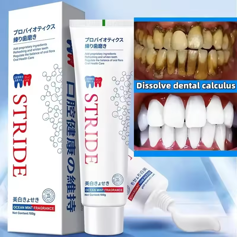 Teeth Whitening Gum - Dental Calculus Remover Bad Breath Removal