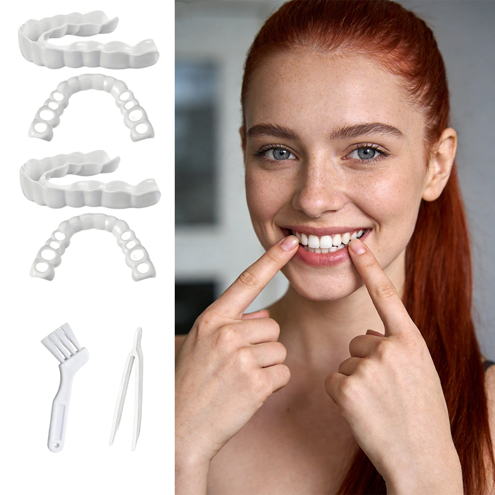 Teeth Whitening Yellow Teeth - Discolored Teeth Whitening Teeth Veneers Reusable