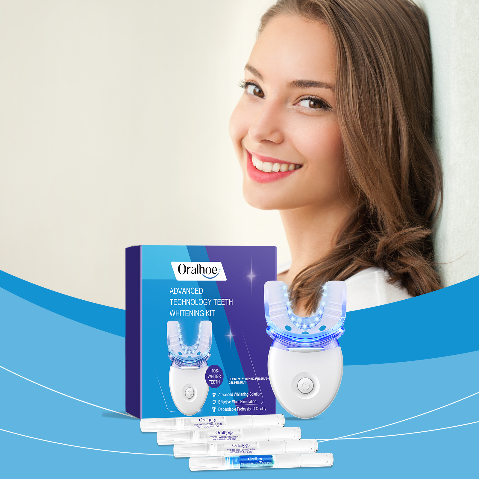 Teeth Whitening Kit At Home - Teeth Care Kit - Portable Home