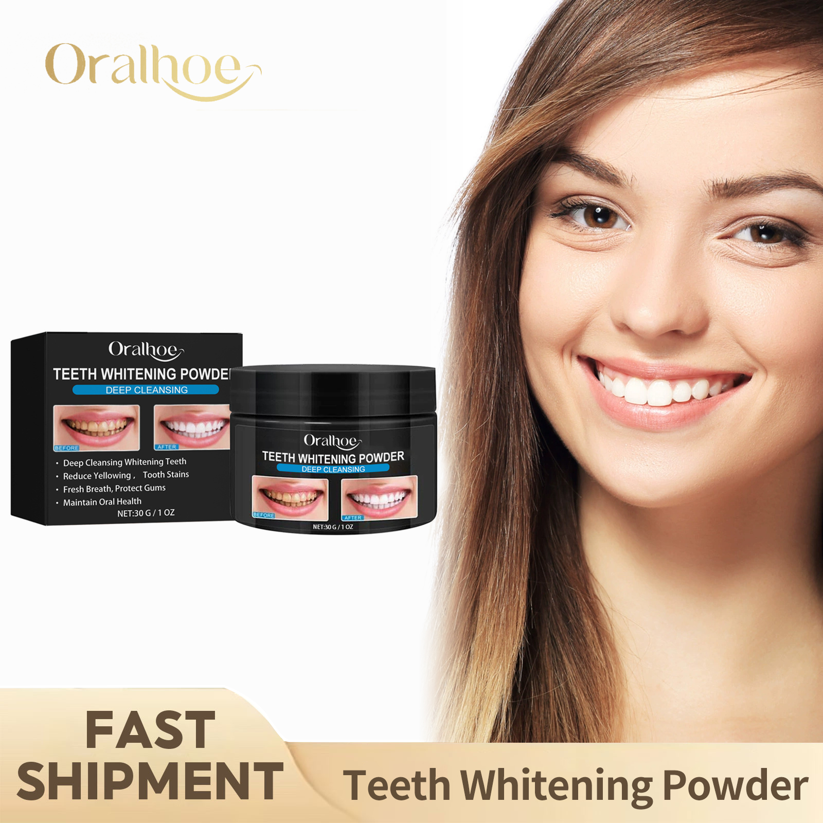 Teeth Whitening Yellow Teeth - Activated Charcoal Teeth Whitening Powder Improve