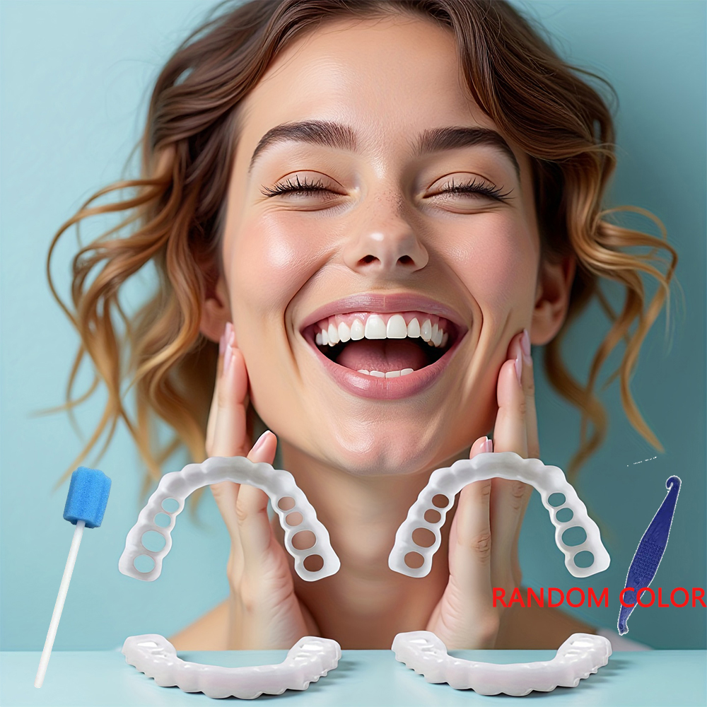 Teeth Whitening Yellow Teeth - New Charming Smile Teeth Veneers, Temporary