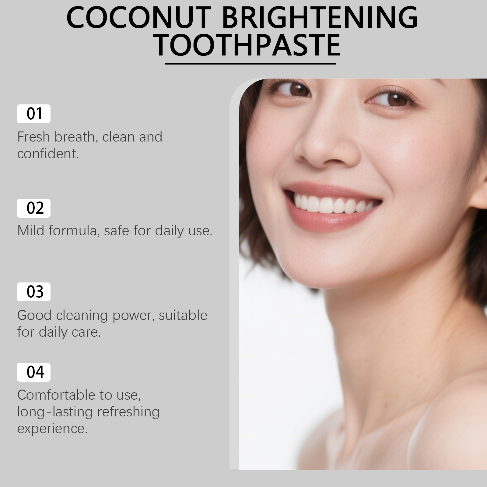 Oralhoe Coconut Toothpaste wit - Teeth Whitening Gum ulasan dan harga