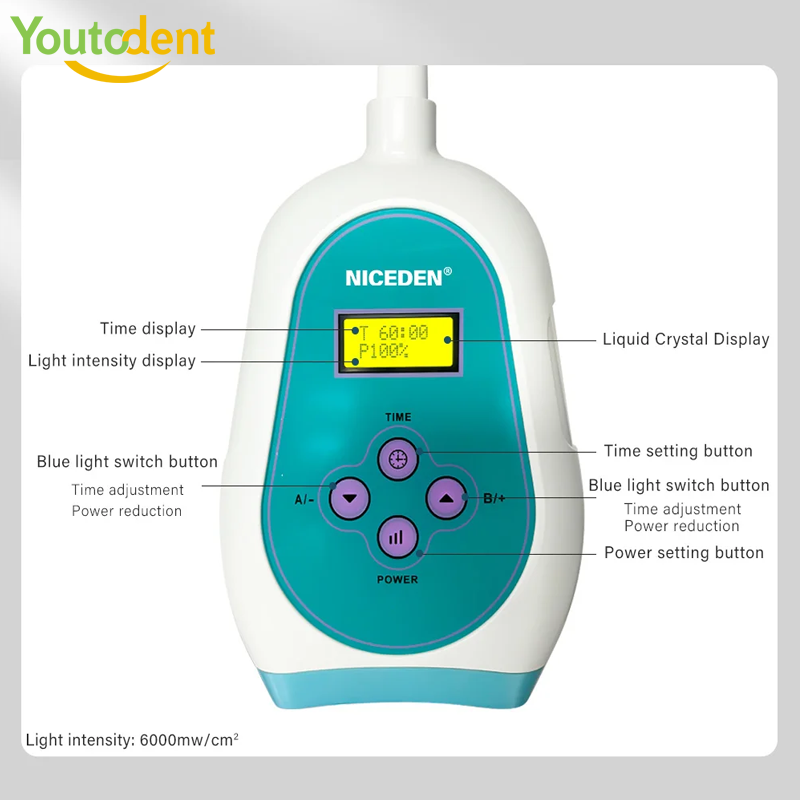 50W Dental Touch Screen 3 Colo - Teeth Whitening Led Light ulasan dan harga