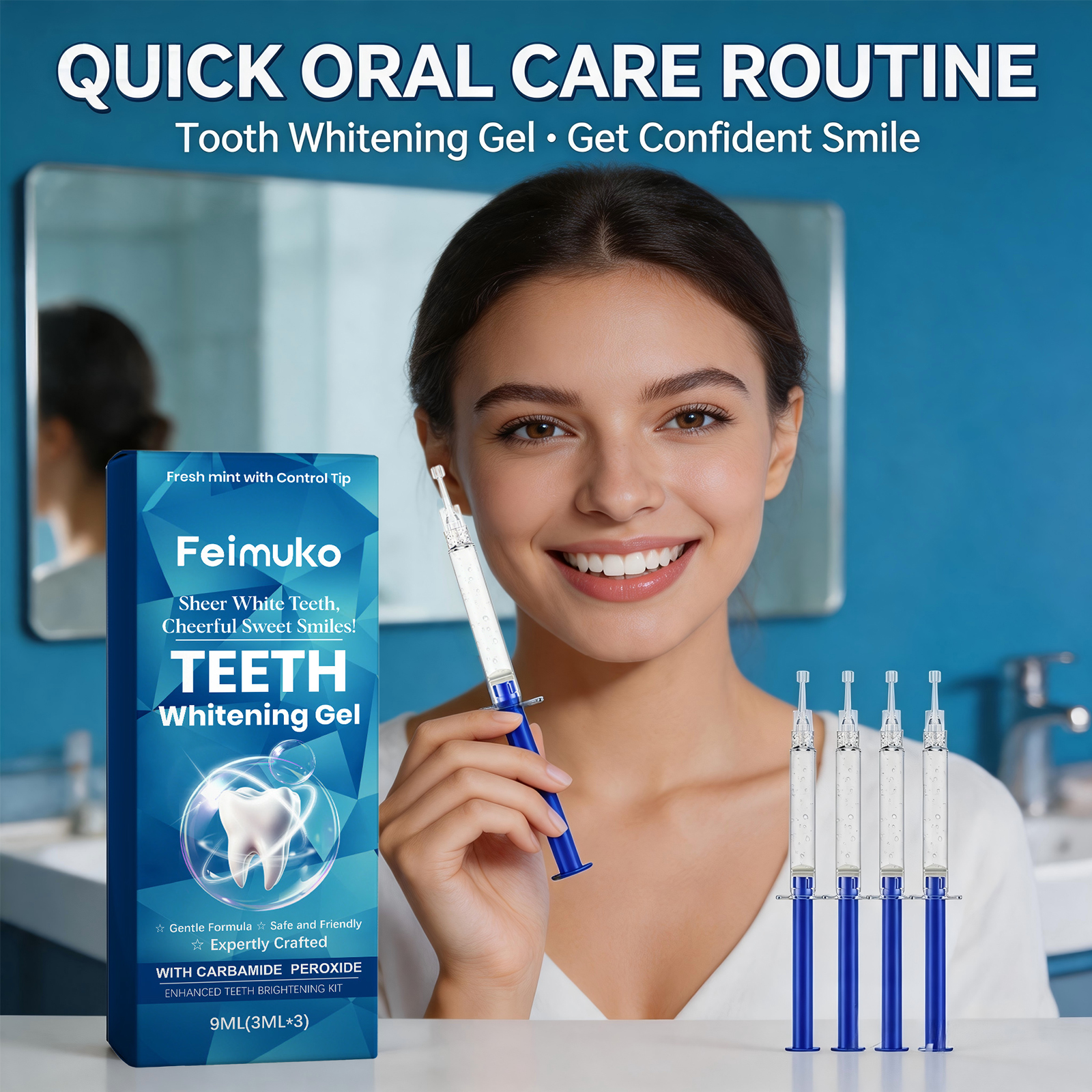 Teeth Whitening Gel Gentle Cle - Teeth Whitening Yellow Teeth ulasan dan harga
