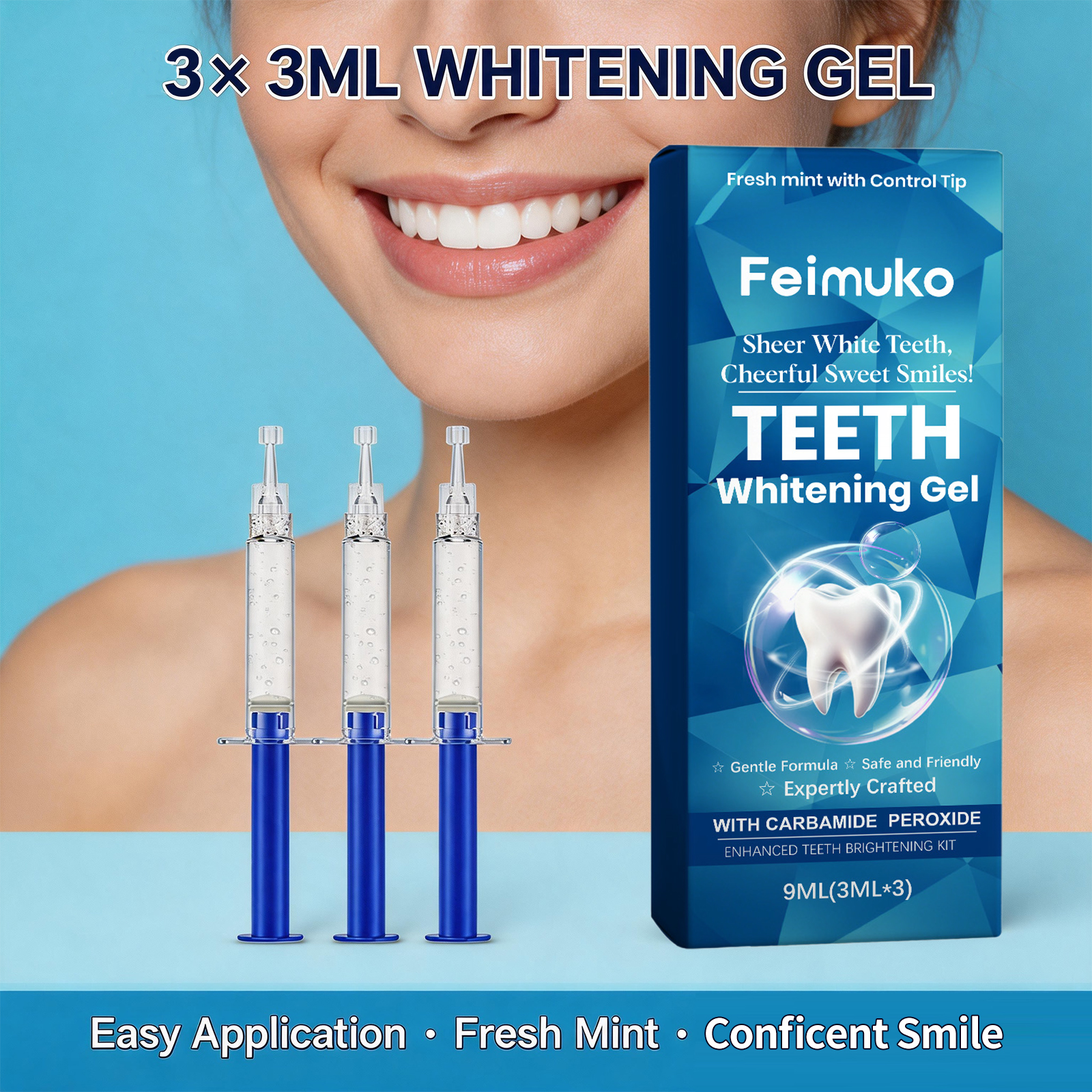 Teeth Whitening Gel Gentle Cle - Teeth Whitening Yellow Teeth ulasan dan harga