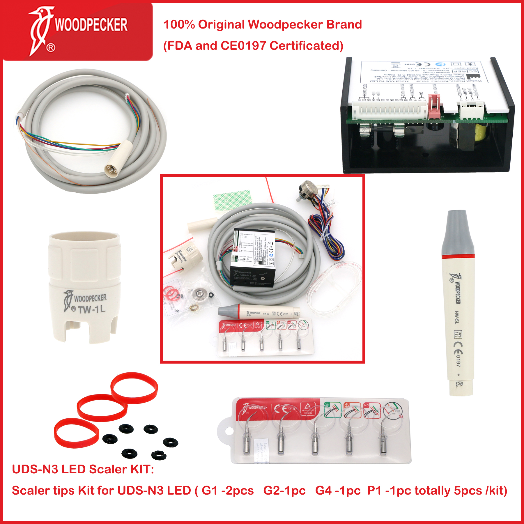 Woodpecker Dental UltrasonicSc - Teeth Whitening Led Light ulasan dan harga