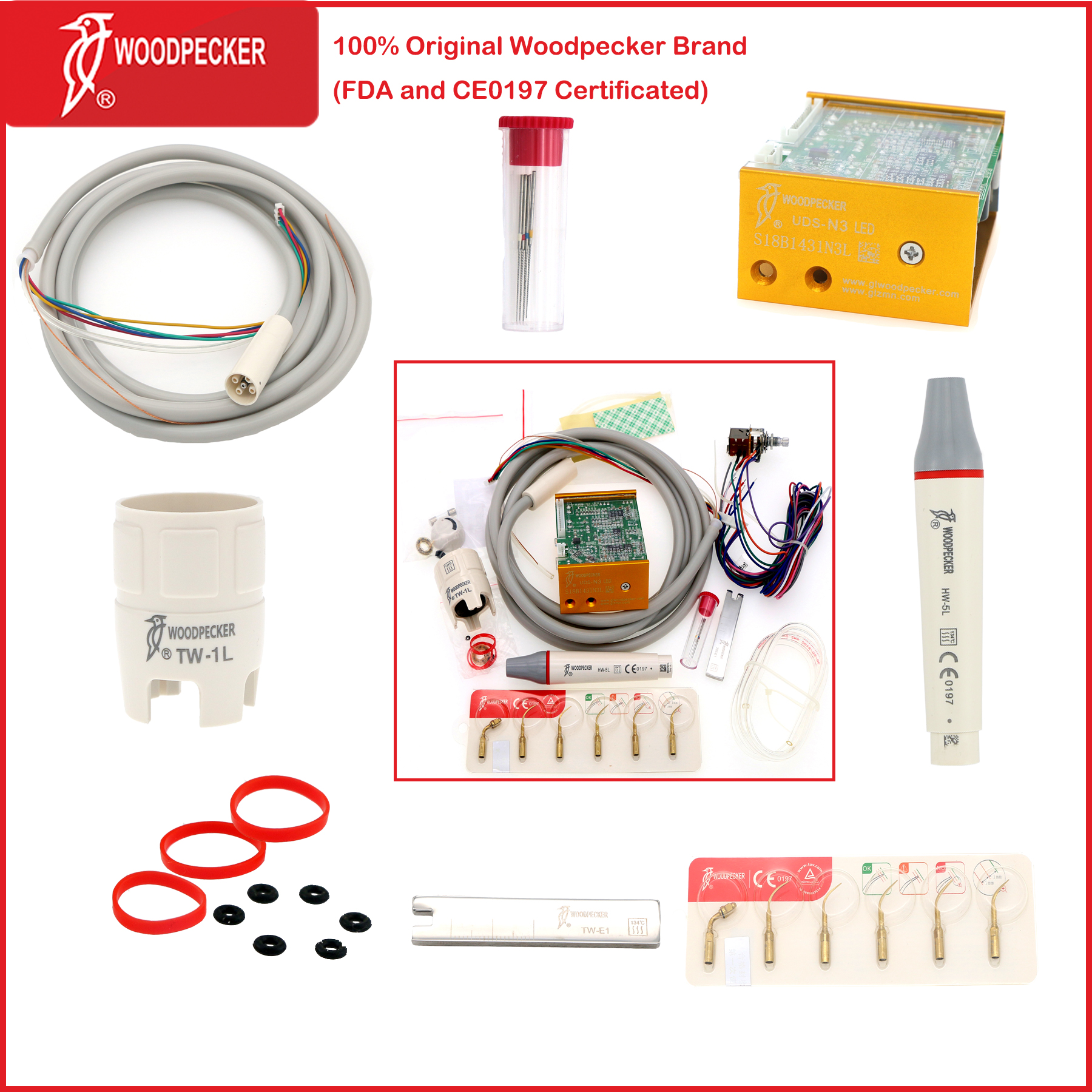 Woodpecker Dental UltrasonicSc - Teeth Whitening Led Light ulasan dan harga