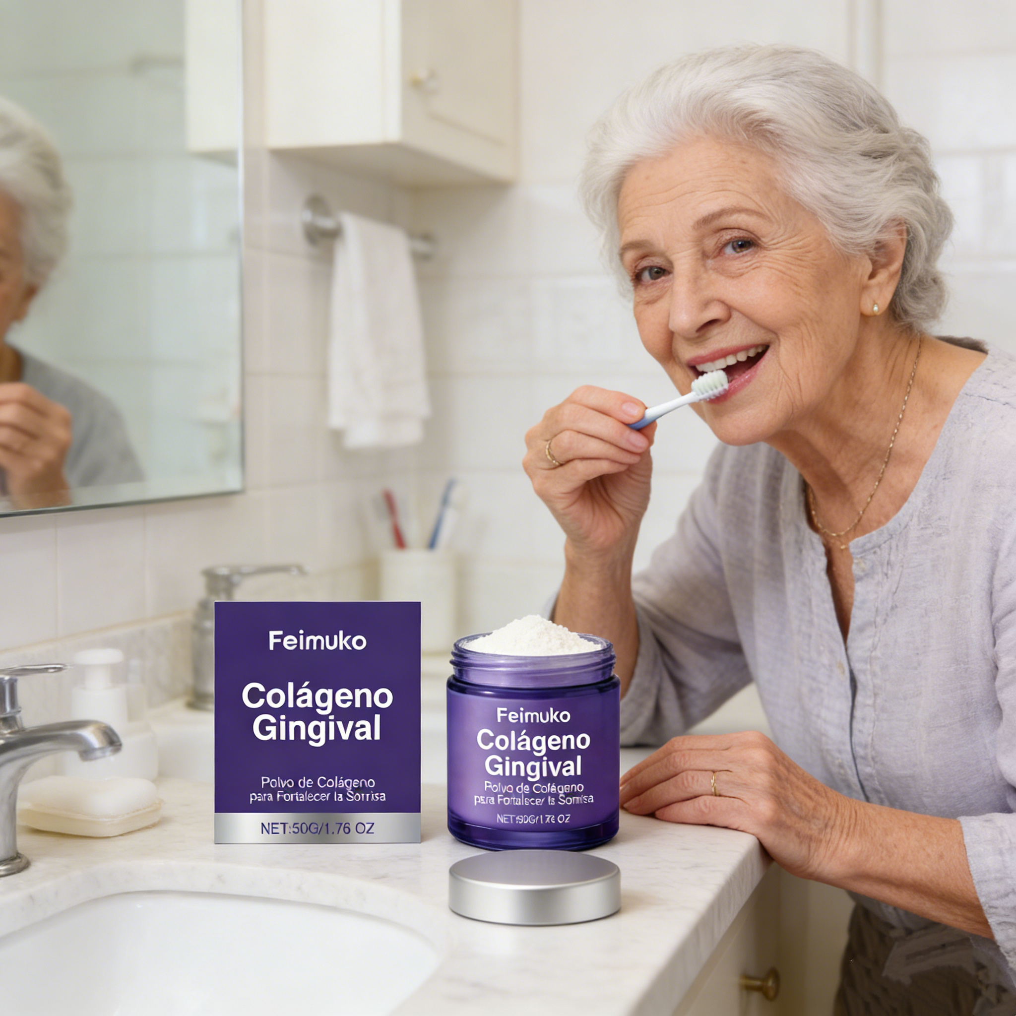 Collagen Teeth Cleaning Powder - Teeth Whitening Essence ulasan dan harga