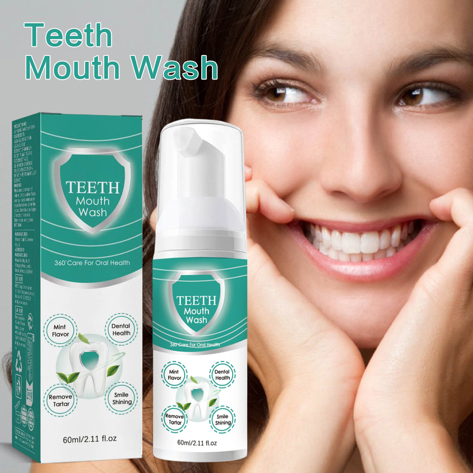 Foaming Toothpaste Mousse - De - Teeth Whitening Foam Toothpaste ulasan dan harga