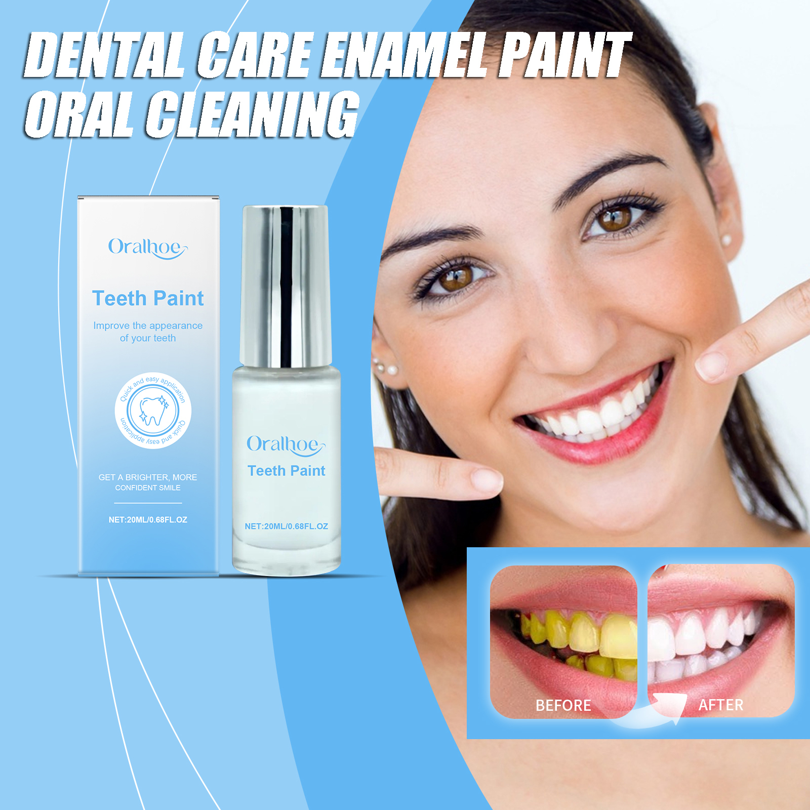 Dental Care Enamel Paint Teeth - Teeth Whitening Xylitol ulasan dan harga
