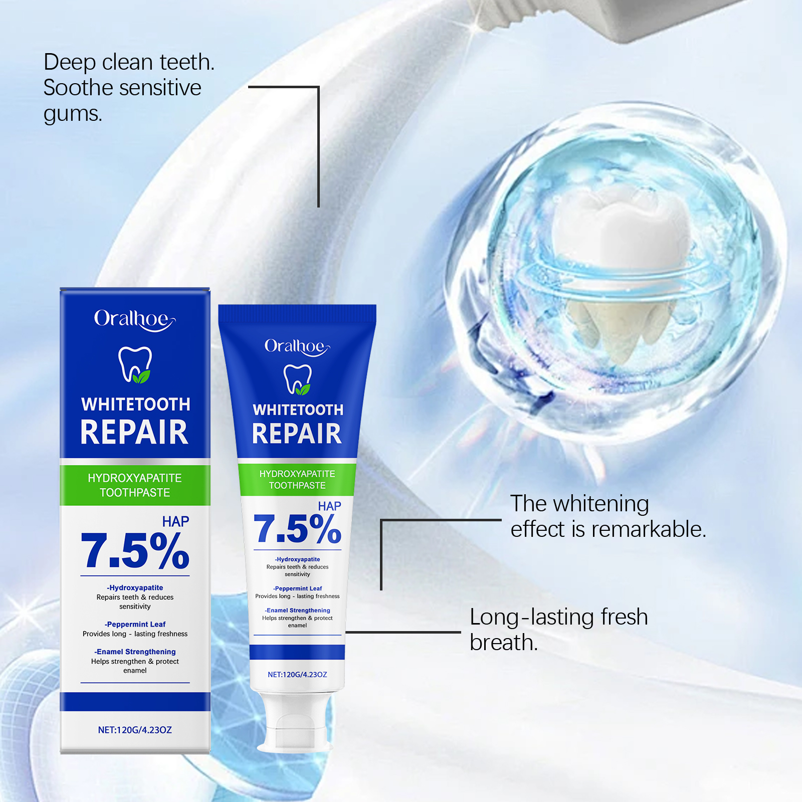 Oralhoe Nicotinamide Whitening - Teeth Whitening Treatment ulasan dan harga
