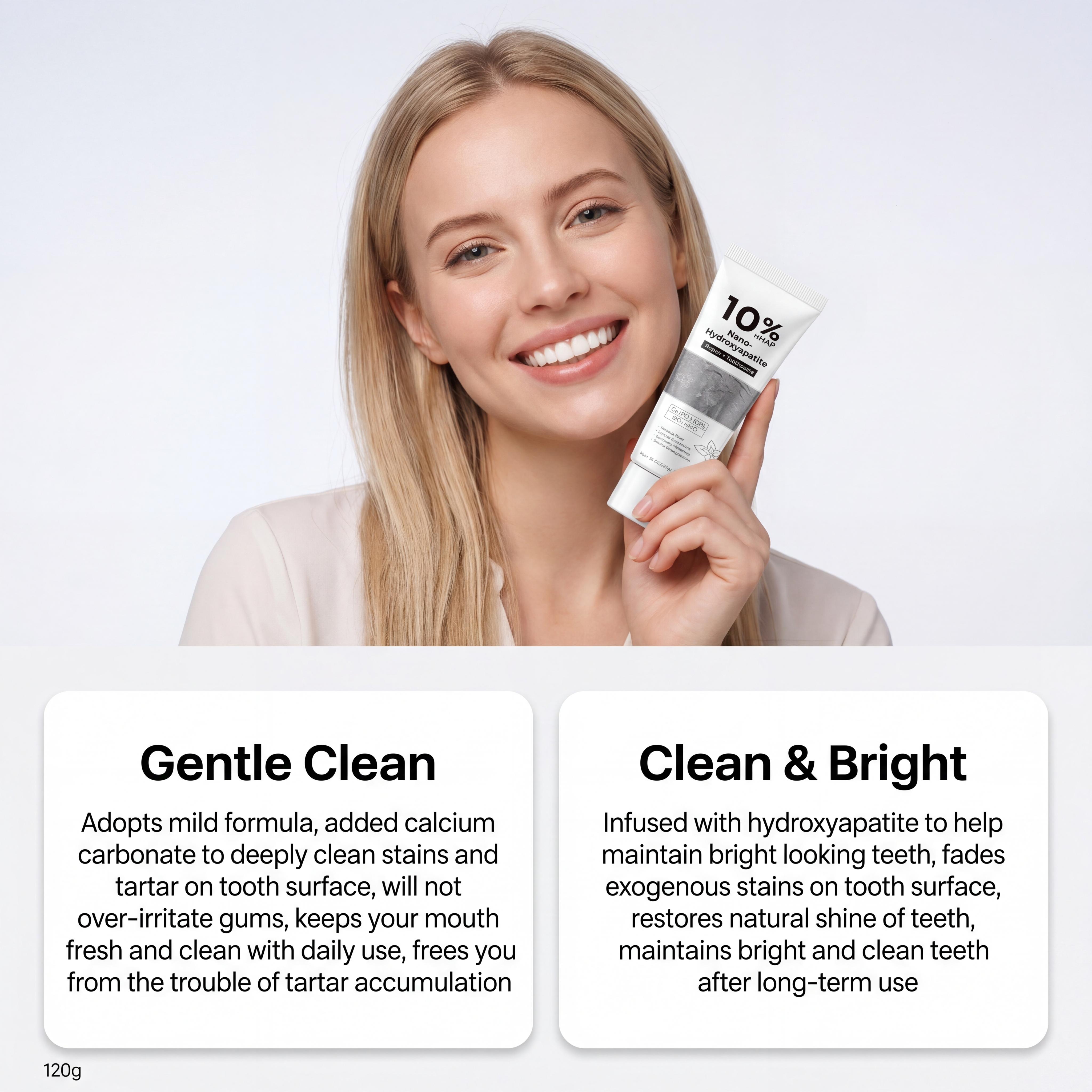 Nano-Hydroxyapatite Toothpaste - Teeth Whitening Gum ulasan dan harga