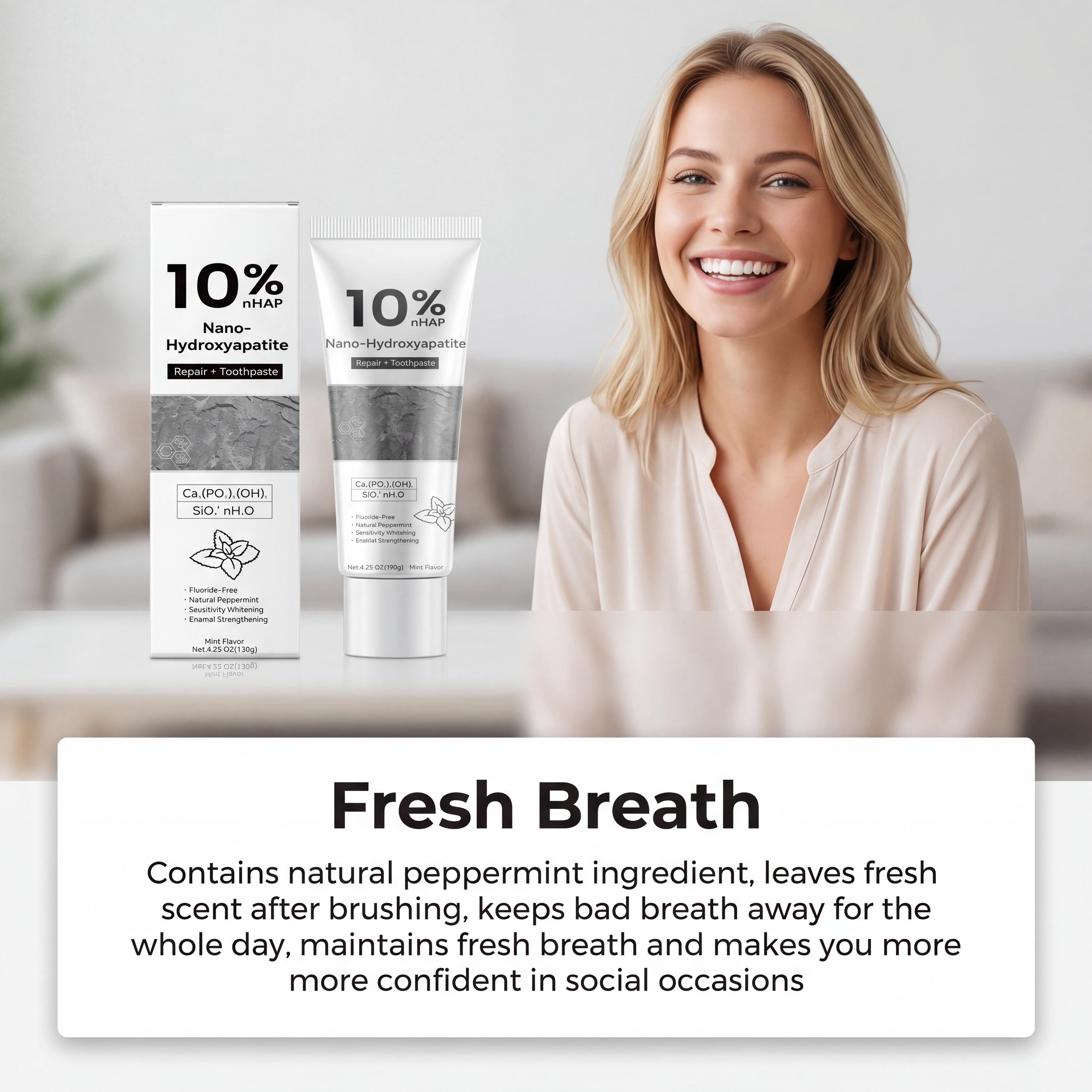 Nano-Hydroxyapatite Toothpaste - Teeth Whitening Gum ulasan dan harga