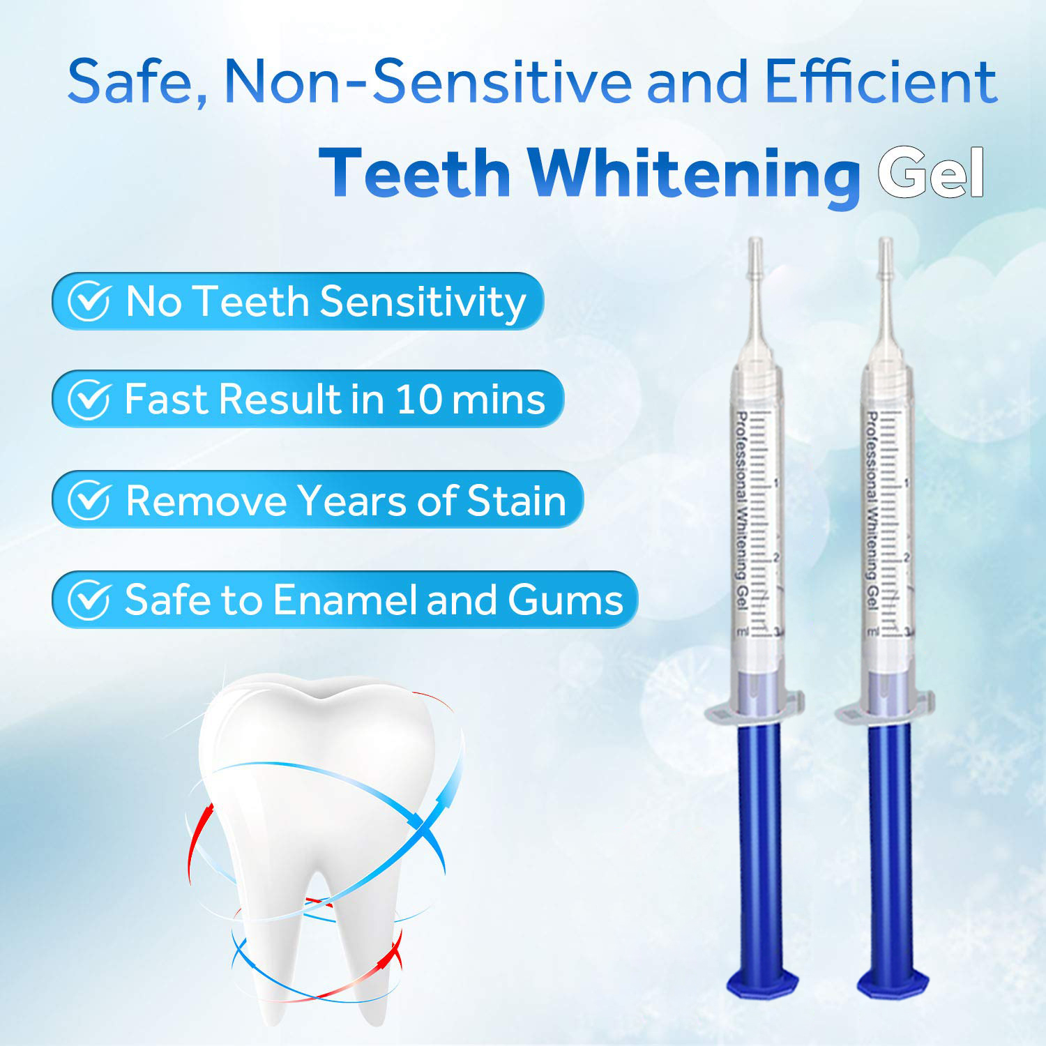 Teeth Whitening Gel Refill Syr - Teeth Whitening Kit At Home ulasan dan harga