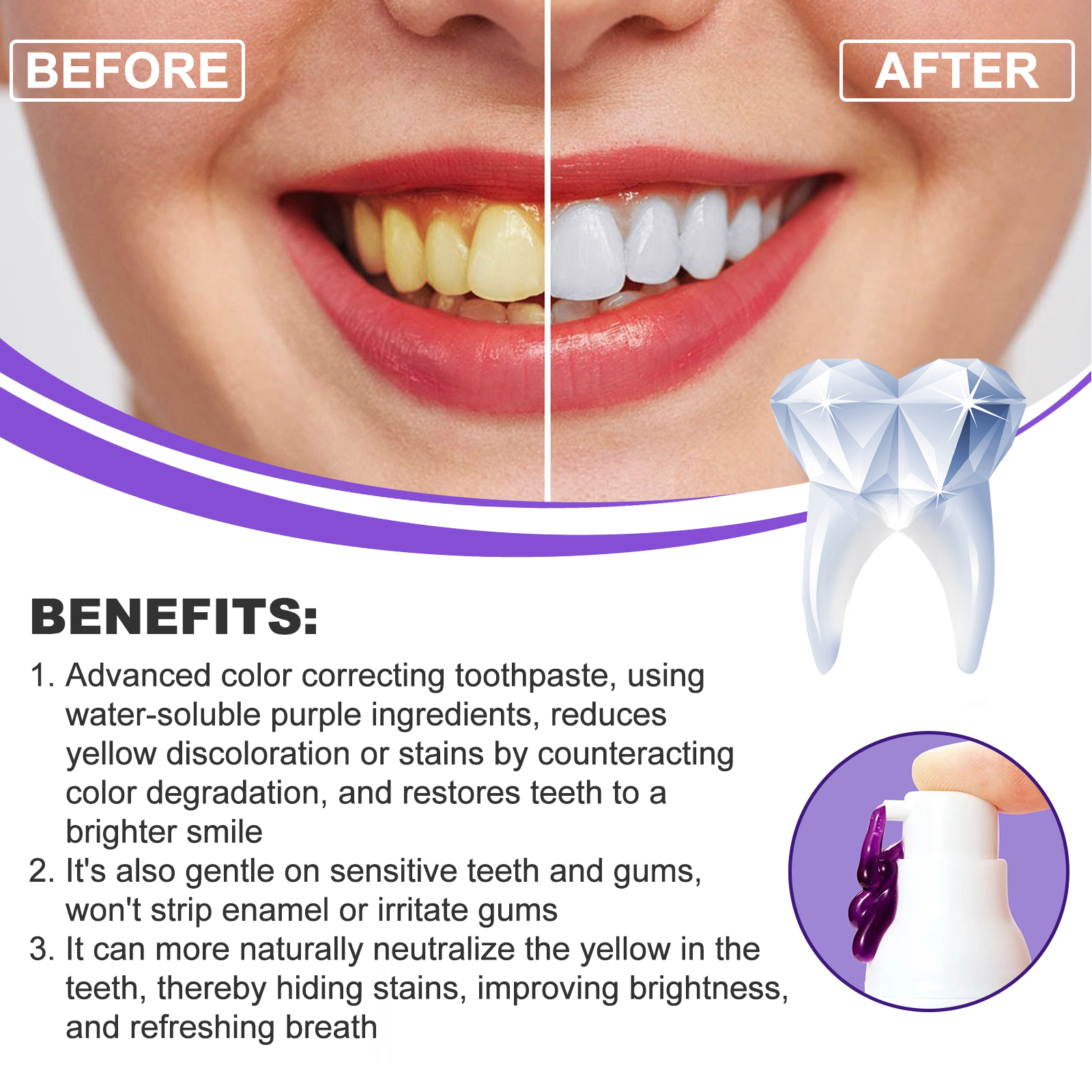 EELHOE Smiles Bright White Ref - Teeth Whitening Xylitol ulasan dan harga