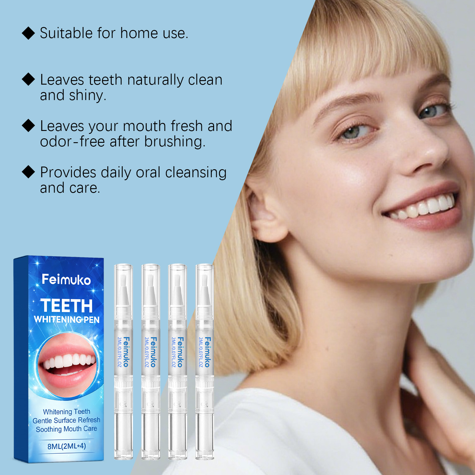 Feimuko 8ml Teeth Gel Pen Gent - Teeth Whitening Essence ulasan dan harga