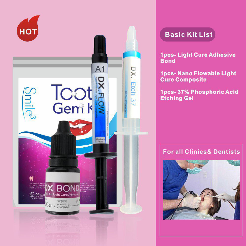 HOT Tooth Gem Kit Teeth Decora - Teeth Whitening Kit At Home ulasan dan harga