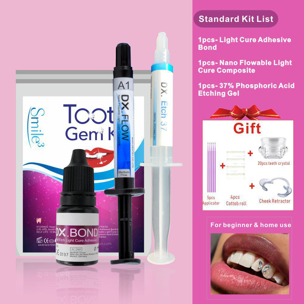 HOT Tooth Gem Kit Teeth Decora - Teeth Whitening Kit At Home ulasan dan harga