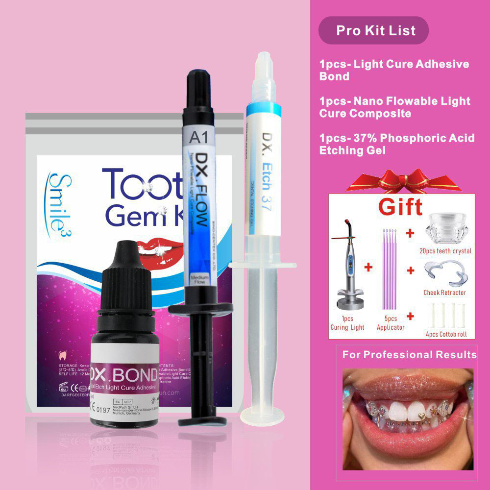 HOT Tooth Gem Kit Teeth Decora - Teeth Whitening Kit At Home ulasan dan harga