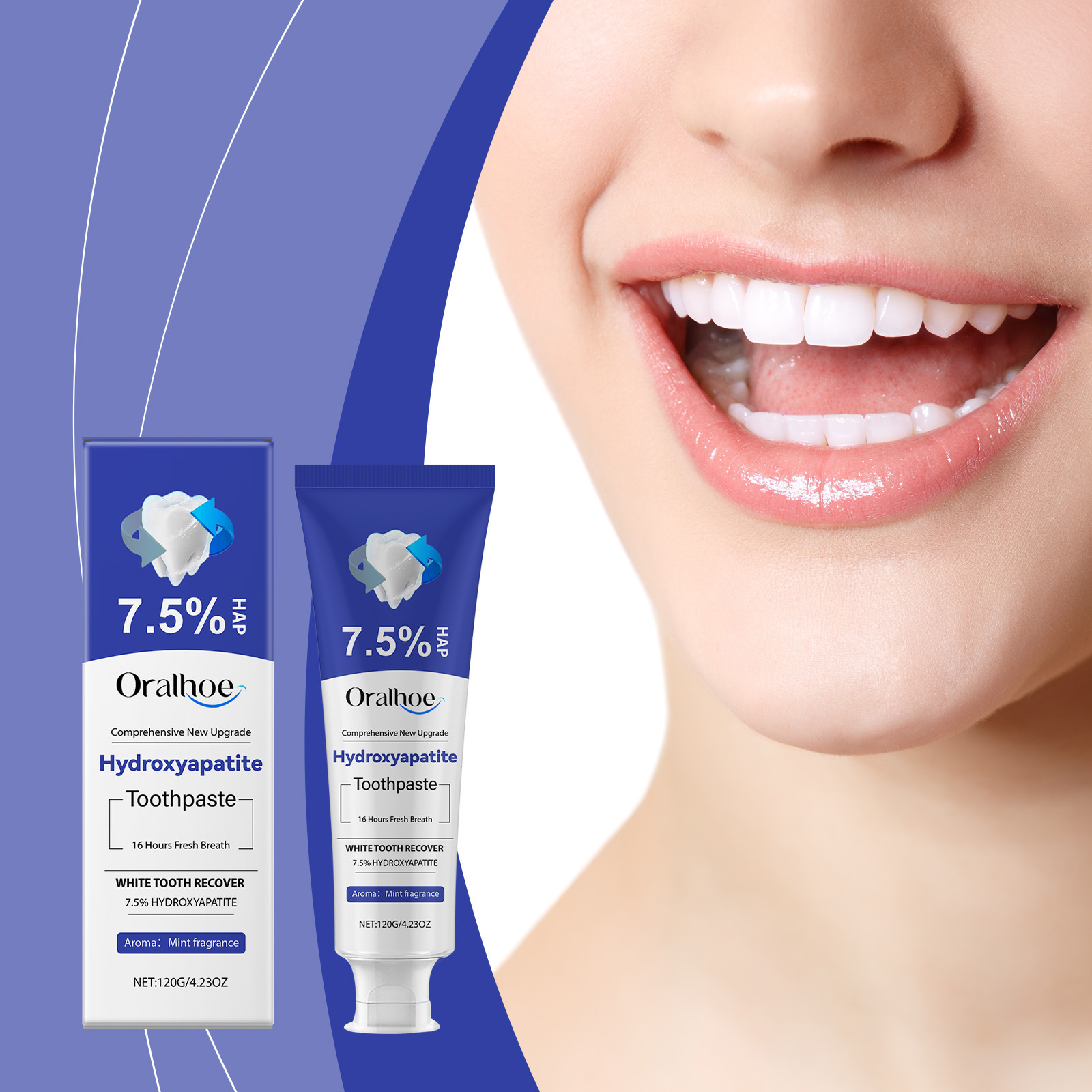 Hydroxyapatite Teeth Care Prod - Teeth Whitening Gum ulasan dan harga