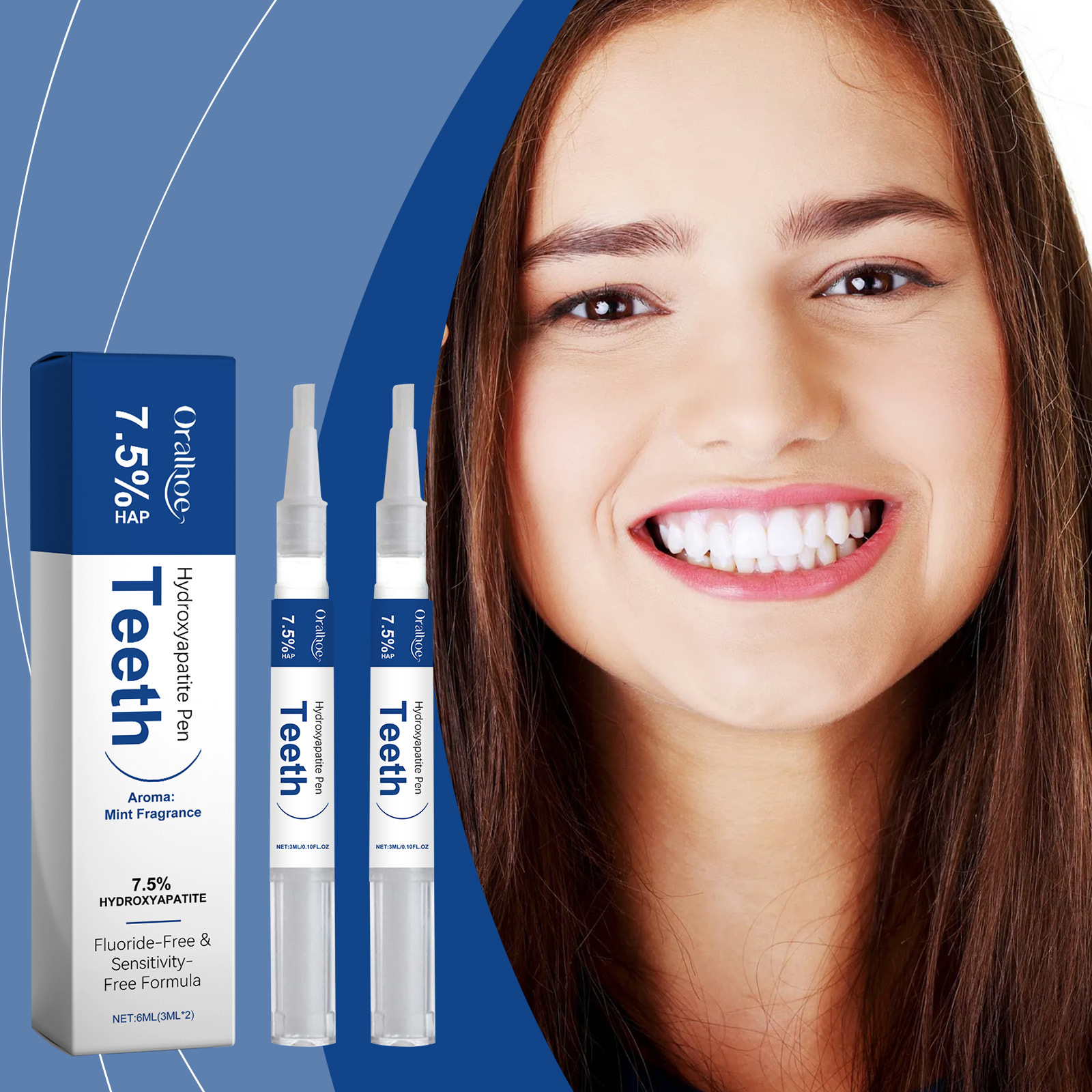 Hydroxyapatite Teeth Care Prod - Teeth Whitening Gum ulasan dan harga