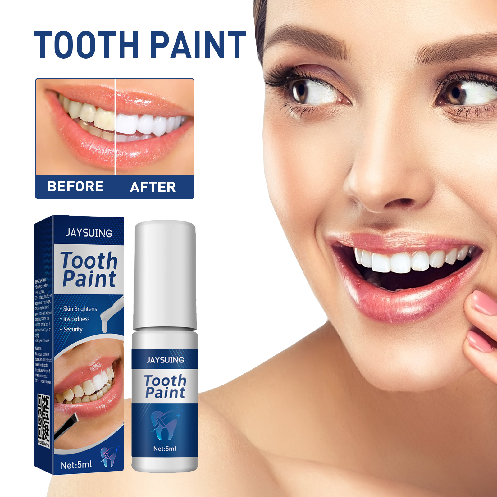 Instant Teeth Whitening Paint  - Teeth Whitening Yellow Teeth ulasan dan harga