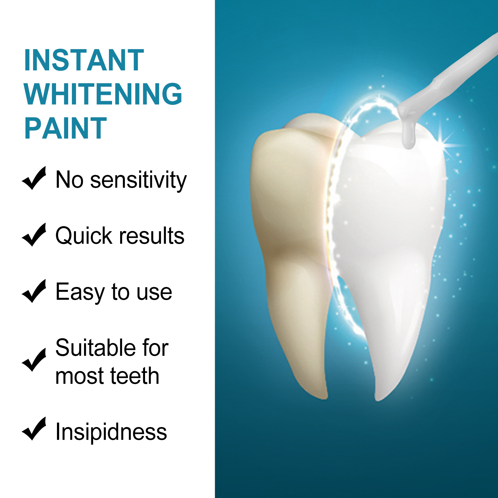 Instant Teeth Whitening Paint  - Teeth Whitening Yellow Teeth ulasan dan harga