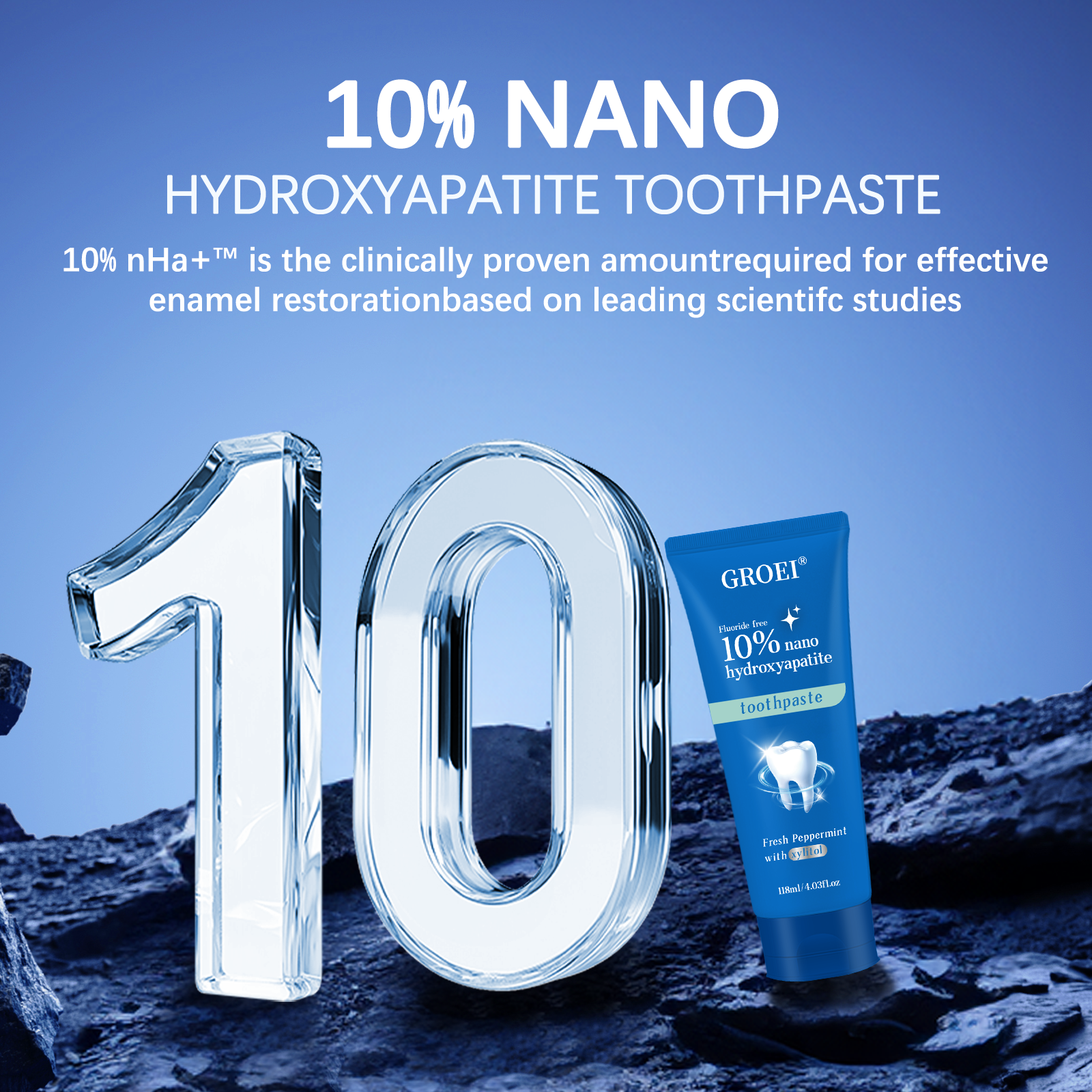 GROEI 10% Nano Hydroxyapatite  - Teeth Whitening Treatment ulasan dan harga