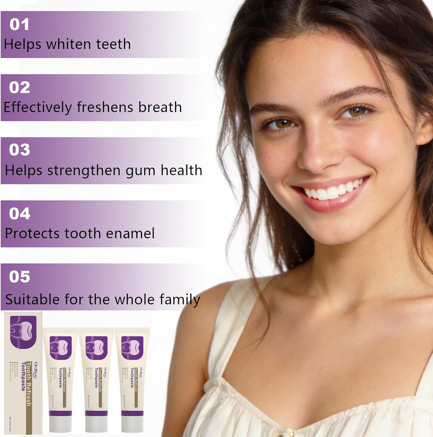 Tooth Refresh Whitening Minty  - Teeth Whitening Treatment ulasan dan harga