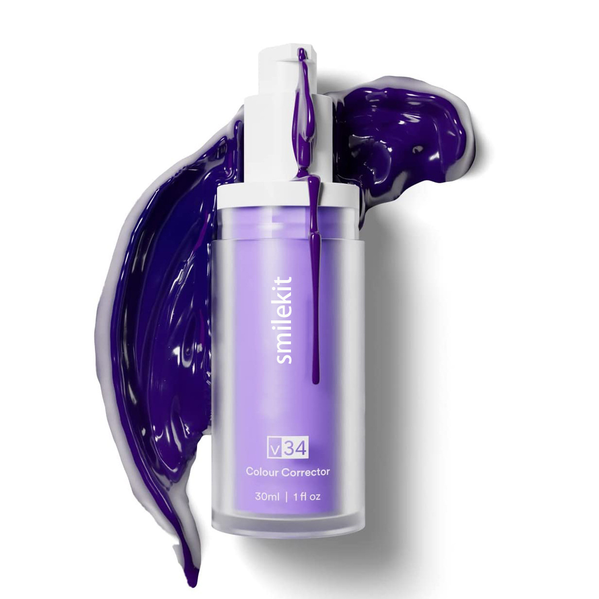 V34 Purple Brighten Whitening  - Teeth Whitening Foam Toothpaste ulasan dan harga