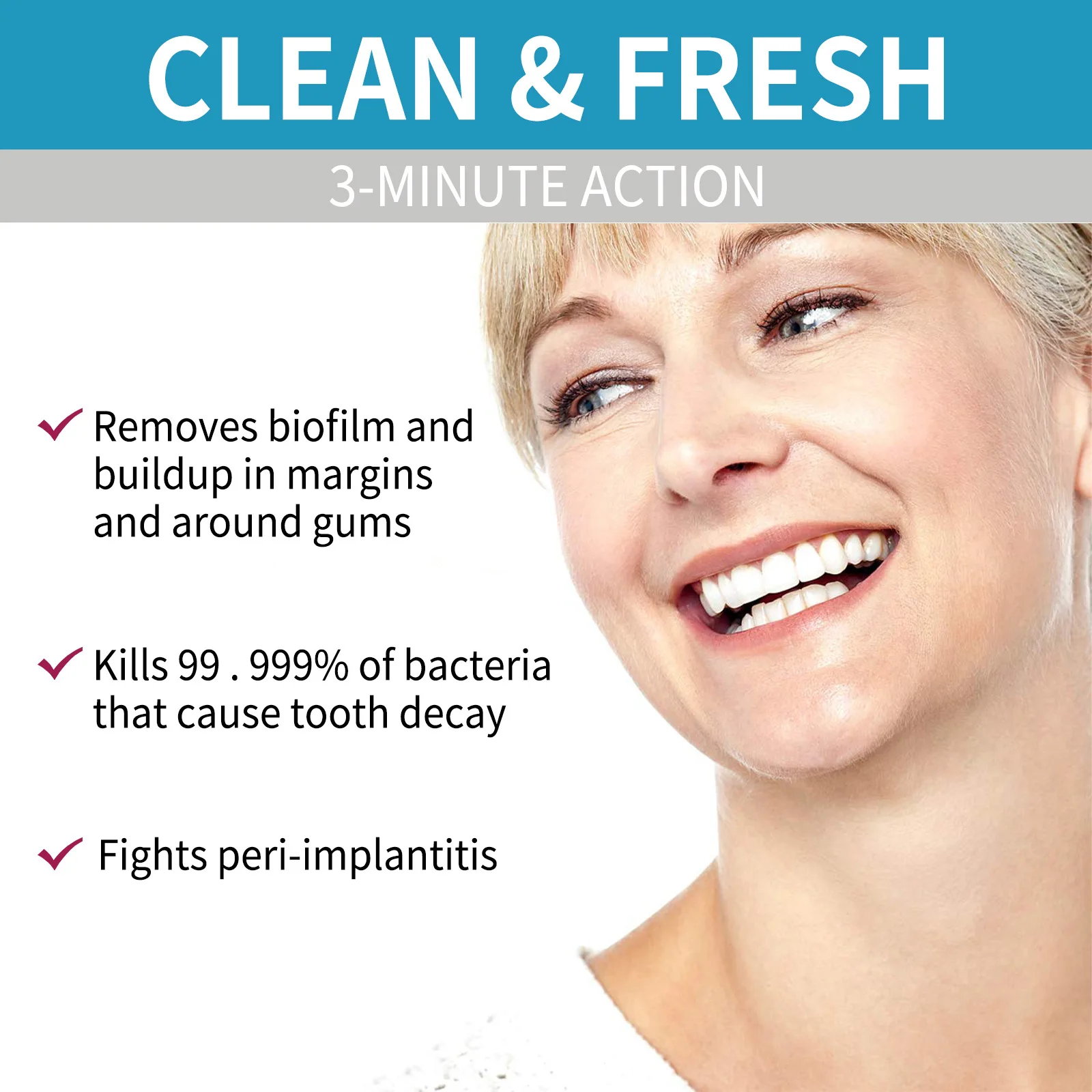 Aligner Denture Cleaner Foam D - Teeth Whitening Gum ulasan dan harga