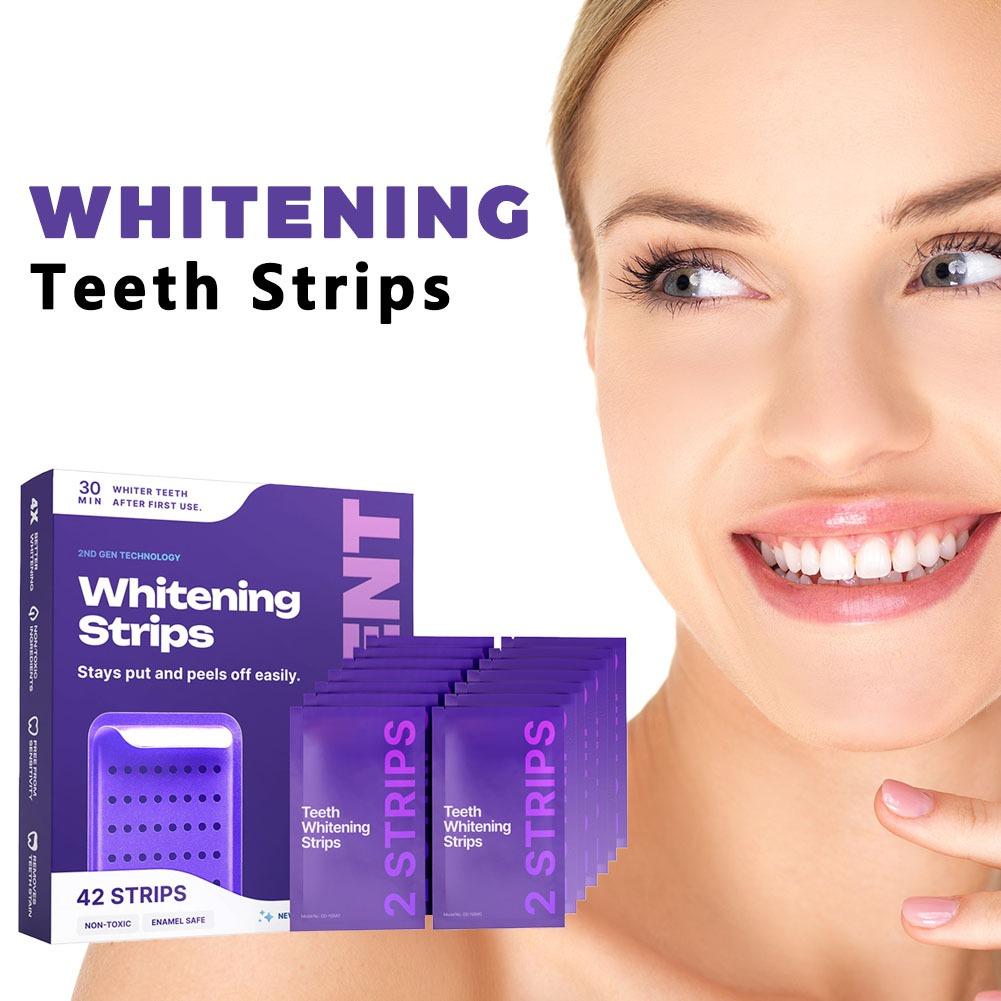 42 Strips Purple Teeth Whiteni - Teeth Whitening After Care ulasan dan harga