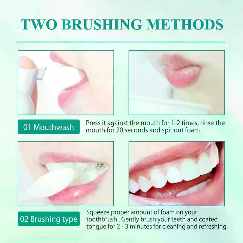 Whitening Foam Toothpaste Clea - Teeth Whitening Foam Toothpaste ulasan dan harga