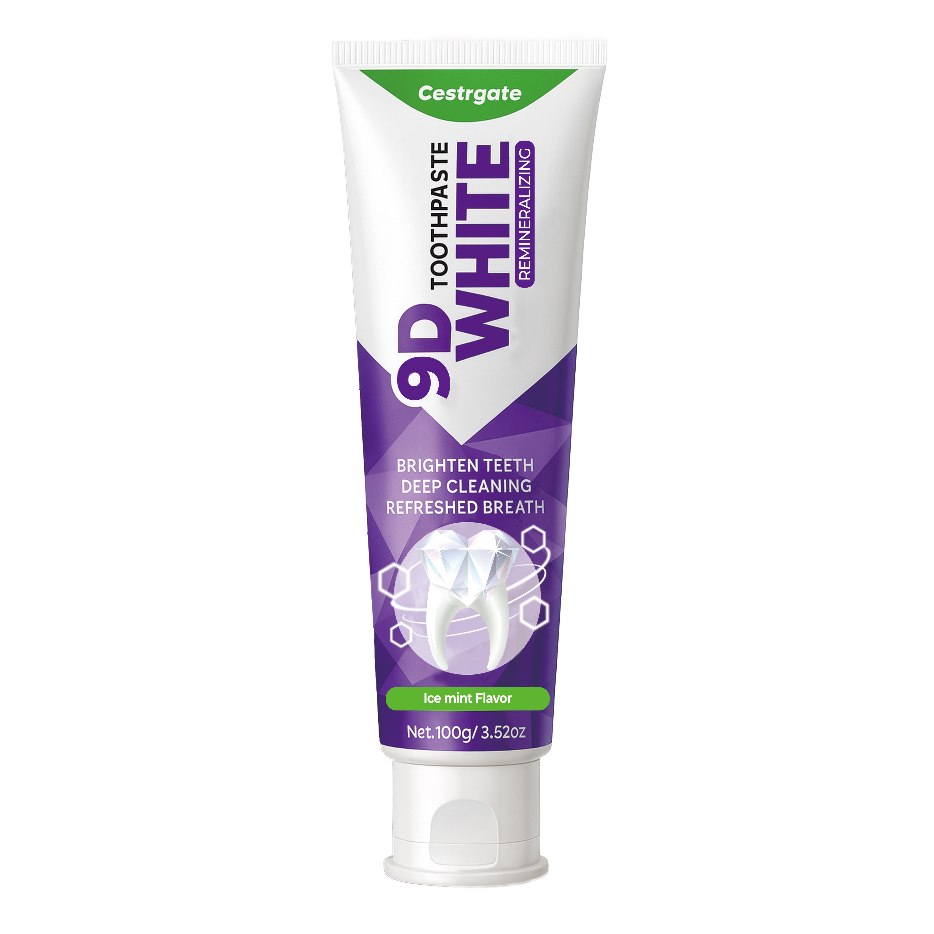 9D White 10% Hydroxyapatite To - Teeth Whitening Foam Toothpaste ulasan dan harga