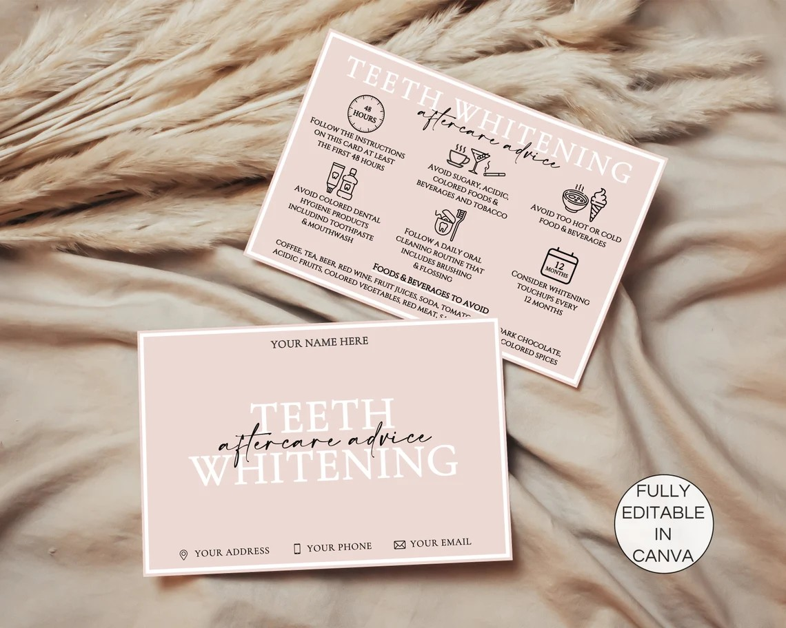 Custom Teeth Whitening Afterca - Teeth Whitening After Care ulasan dan harga