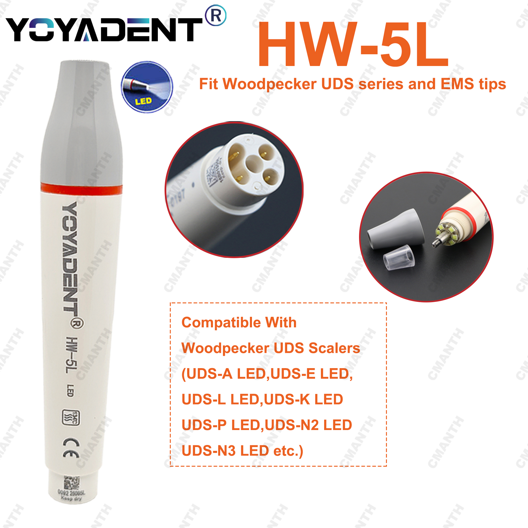Dental Ultrasonic Scaler Handp - Teeth Whitening Led Light ulasan dan harga