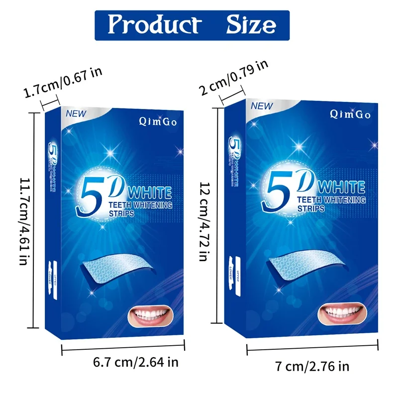 7/14 Pairs 5D Teeth Brightenin - Teeth Whitening Xylitol ulasan dan harga