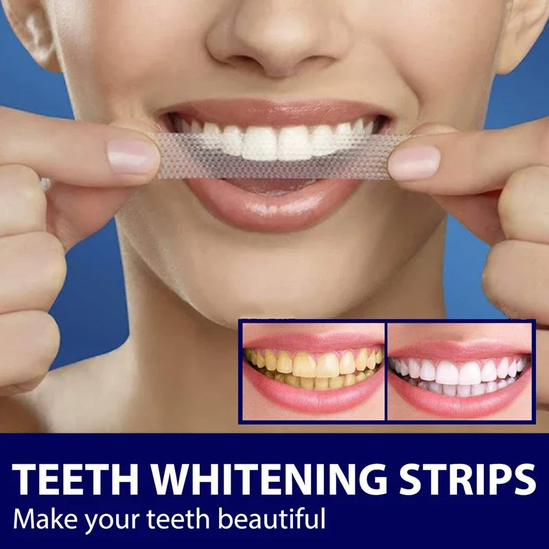 7/14 Pairs 5D Teeth Brightenin - Teeth Whitening Xylitol ulasan dan harga