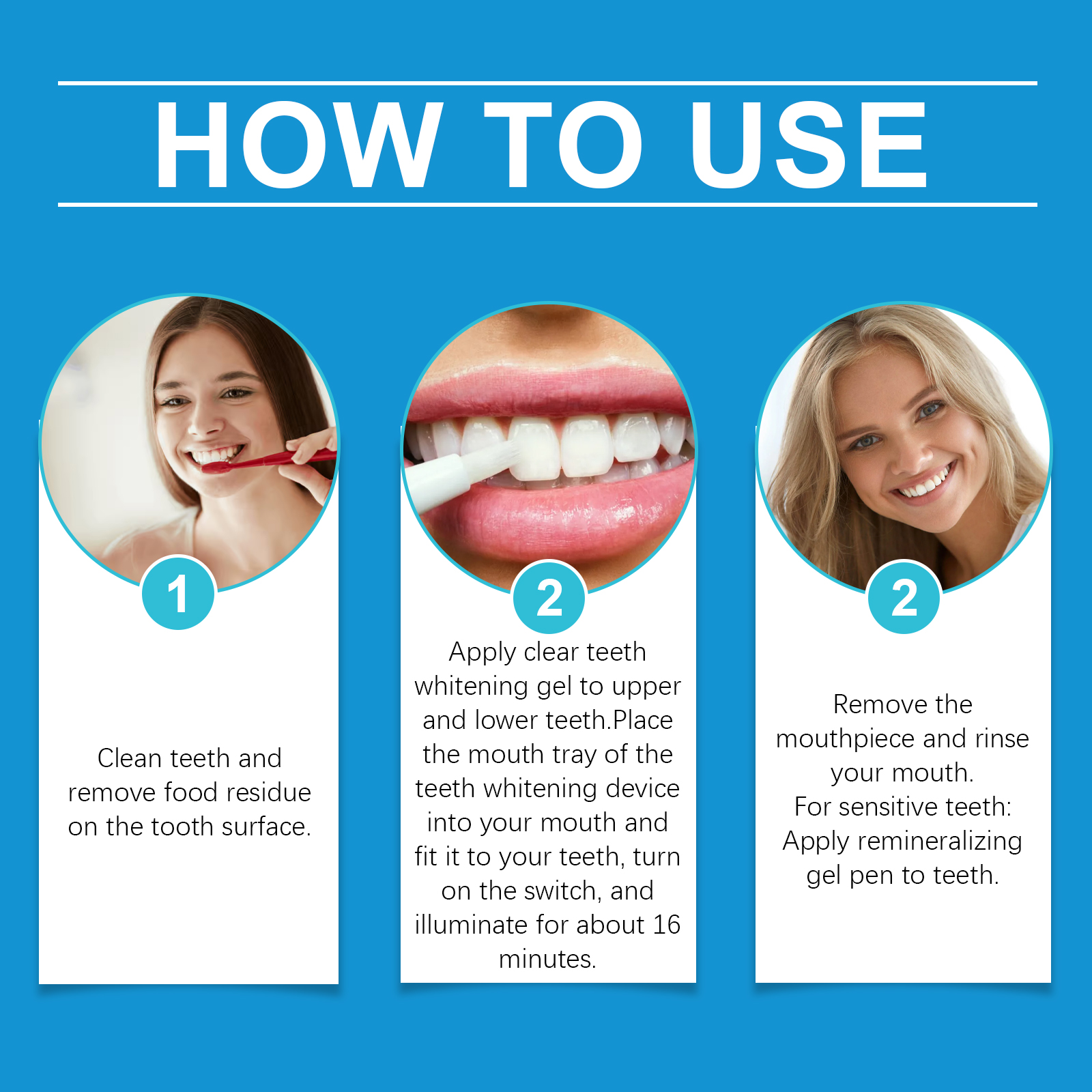 Teeth Care Kit - Portable Home - Teeth Whitening Kit At Home ulasan dan harga