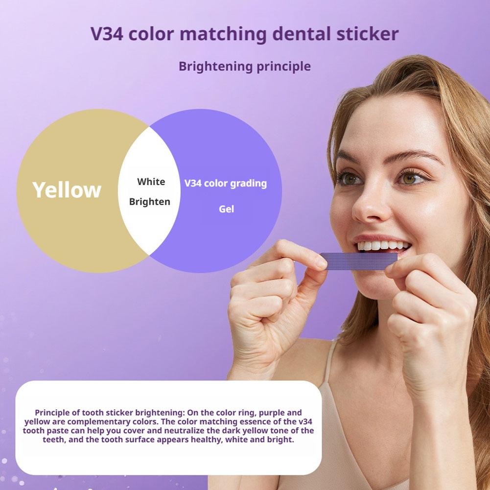 14/28/42PCS V34 Purple Teeth W - Teeth Whitening Kit At Home ulasan dan harga