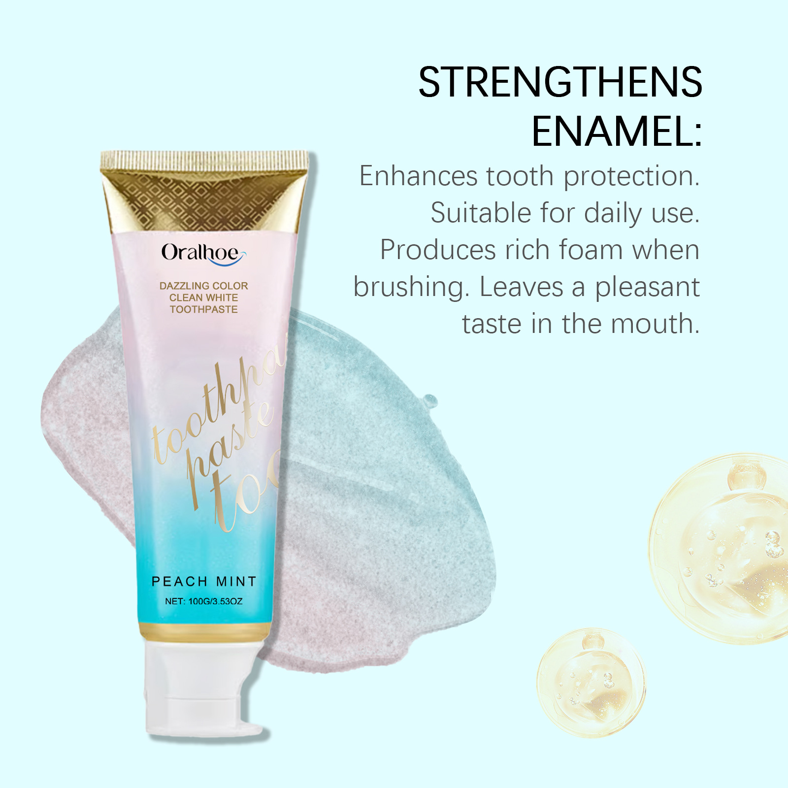 ORALHOE Natural Formula Bright - Teeth Whitening Gum ulasan dan harga