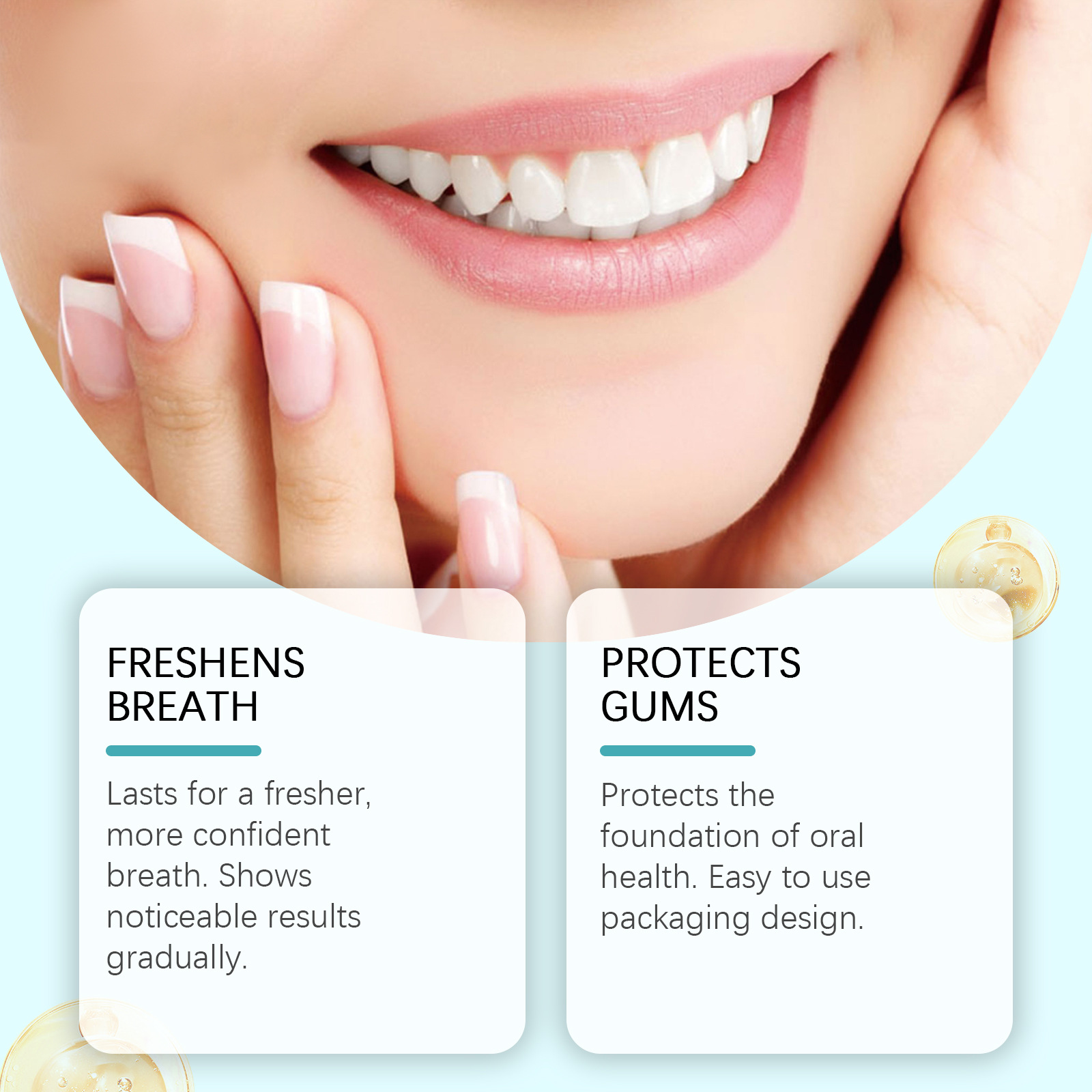 ORALHOE Natural Formula Bright - Teeth Whitening Gum ulasan dan harga