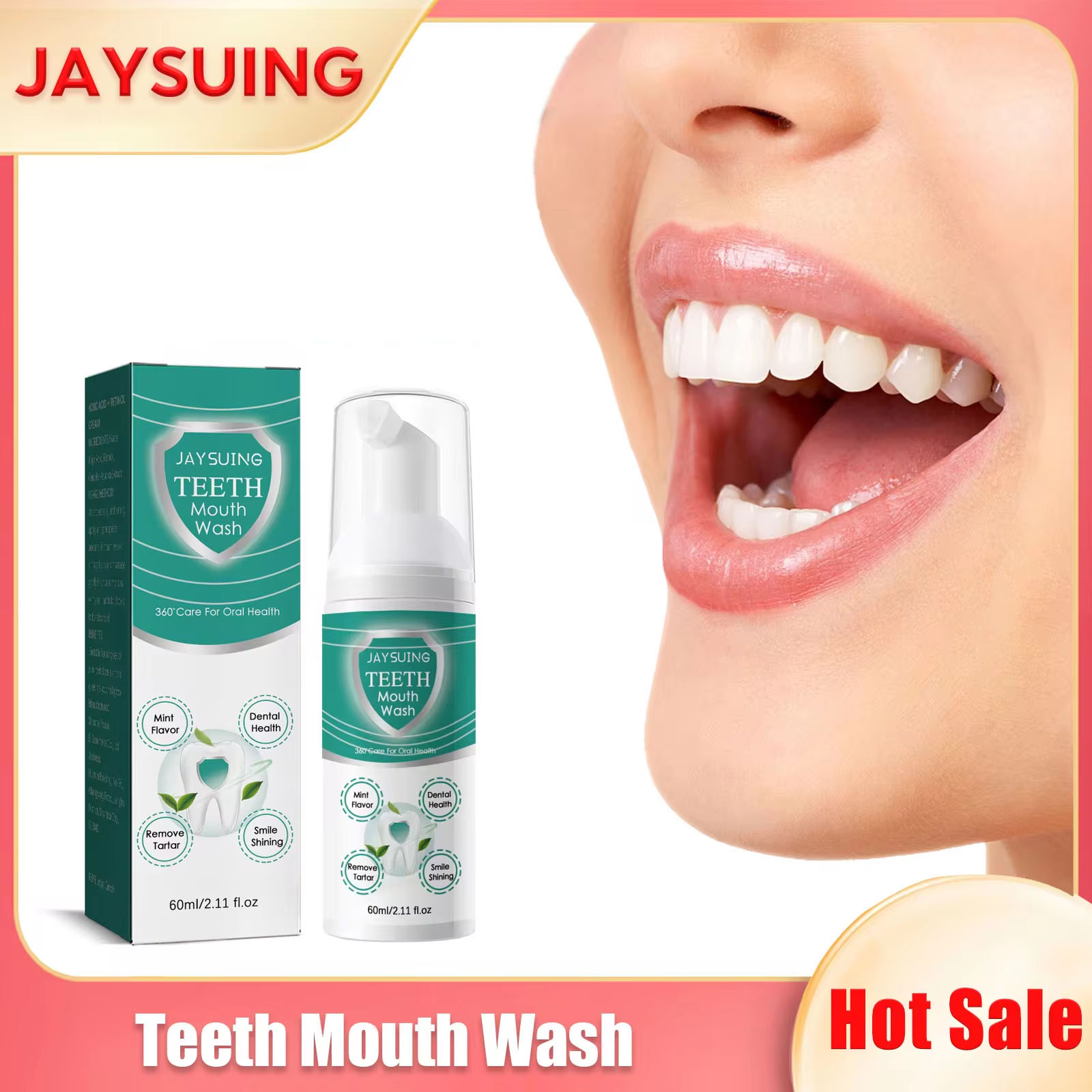 Teeth Cleansing Mousse Removin - Teeth Whitening Foam Toothpaste ulasan dan harga