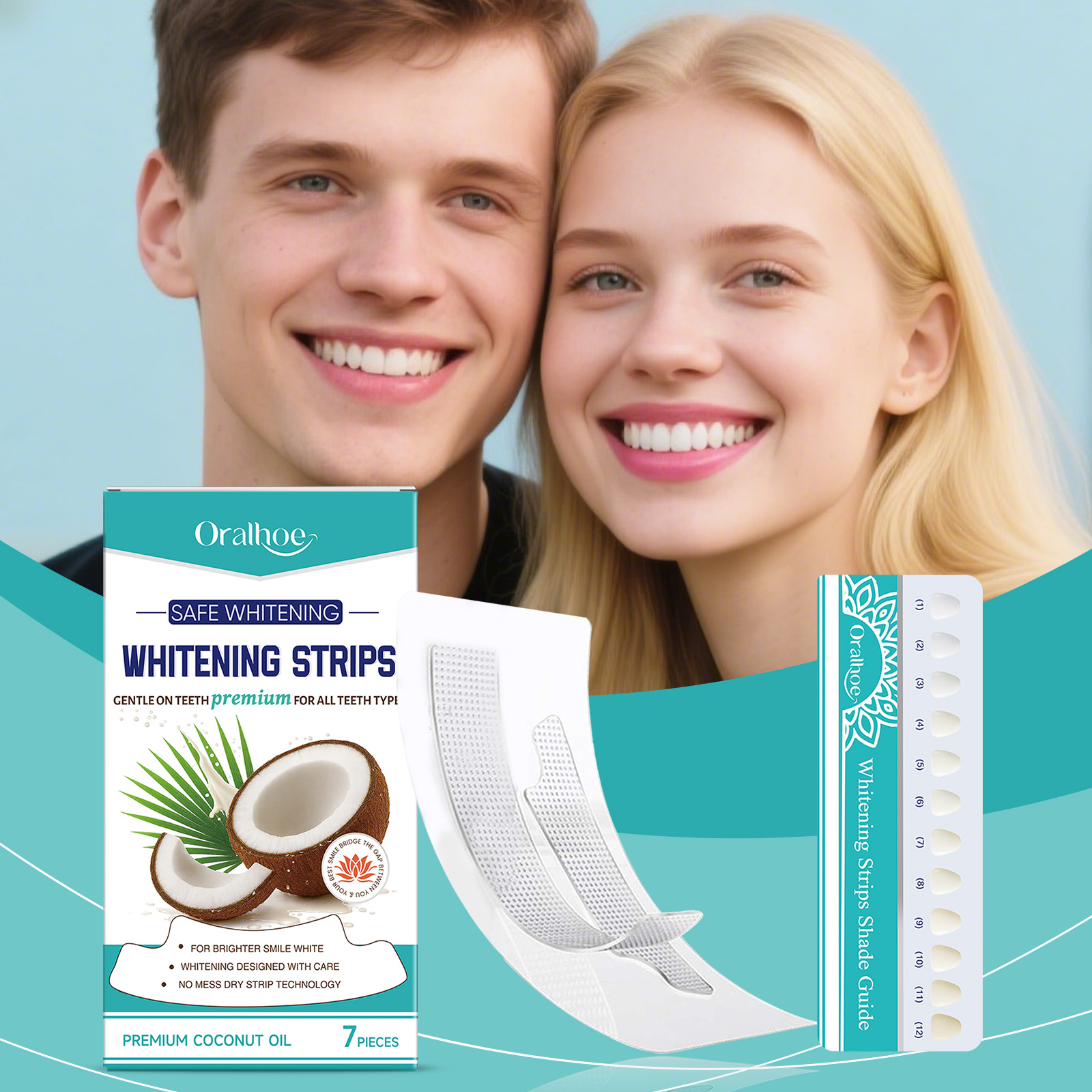 Teeth Whitening Strip Dental B - Teeth Whitening Yellow Teeth ulasan dan harga