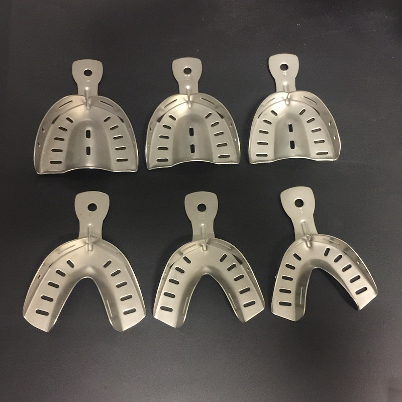 6pcs Dental Impression Stainle - Teeth Whitening Trays ulasan dan harga