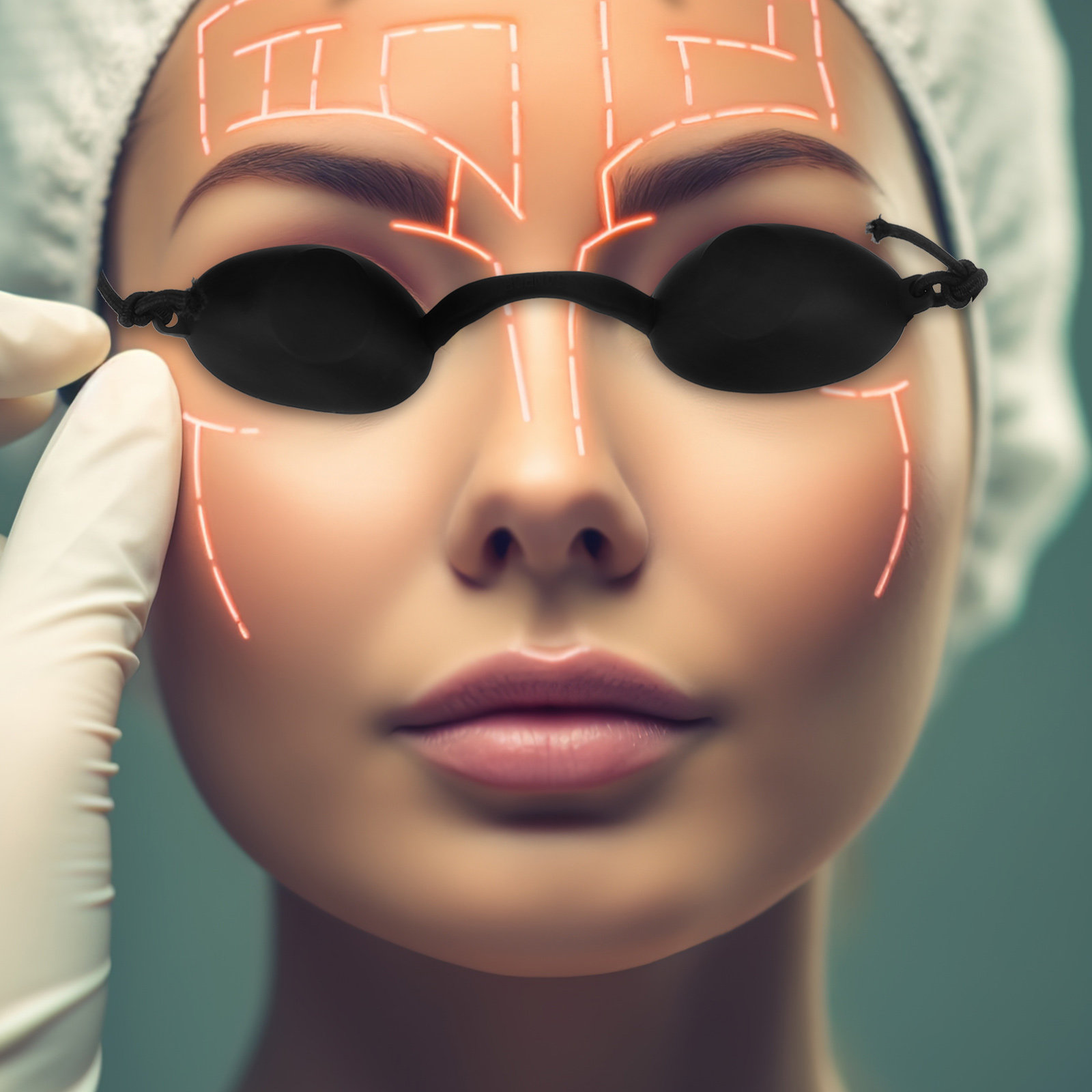 Safety Goggles Eye Patch Black - Teeth Whitening Procedure ulasan dan harga
