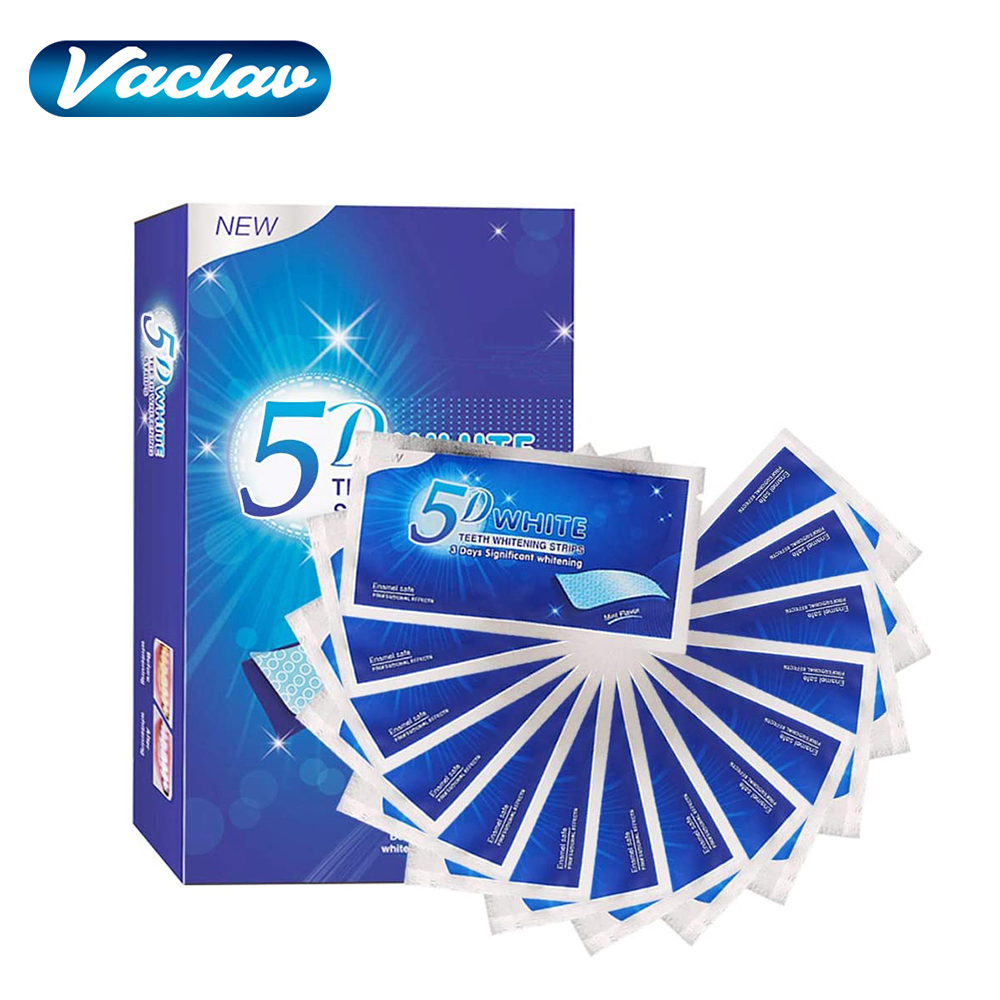 5D White Teeth Whitening Strip - Teeth Whitening Xylitol ulasan dan harga